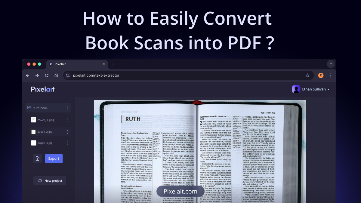 From JPG to PDF: How to Easily Convert Book Scans into PDF