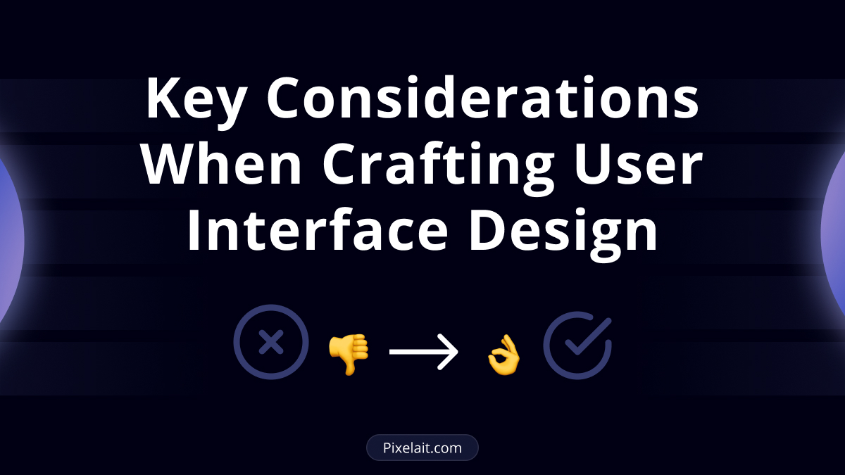 Key Considerations When Crafting User Interface Design